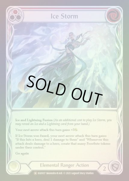 画像1: 【RF】[Elemental Ranger] Ice Storm [UL-ELE037-M] Rainbow Foil (1)