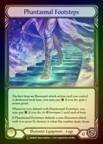 画像1: 【RF】[Illusionist] Phantasmal Footsteps [UL-MON089-L] Rainbow Foil (1)