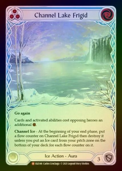 画像1: 【RF】[Ice] Channel Lake Frigid [1st-ELE146-M] Rainbow Foil (1)