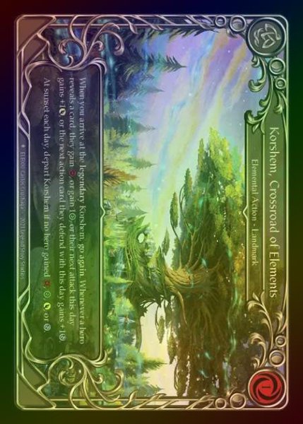 画像1: 【CF】[Elemental] Korshem, Crossroad of Elements [1st-ELE000-F] Cold Foil (1)