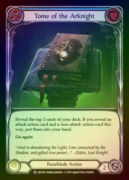 画像1: 【RF】[Runeblade] Tome of the Arknight [UL-ARC084-S] Rainbow Foil (1)