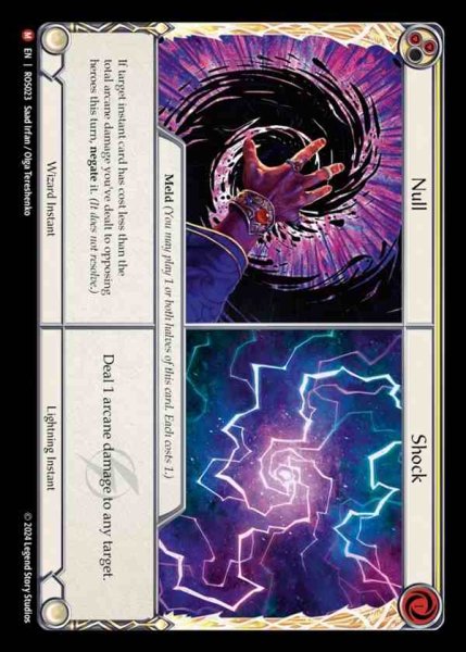画像1: 【EN】[Wizard/Lightning] 虚空+ショック/Null+Shock [ROS023-M] (1)