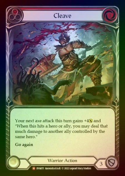 画像1: 【RF】[Warrior] Cleave [DYN071-M] Rainbow Foil (1)