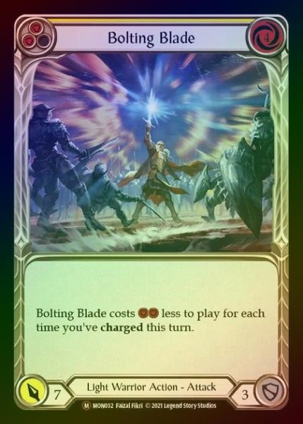 画像1: 【RF】[Light Warrior] Bolting Blade [UL-MON032-M] Rainbow Foil (1)