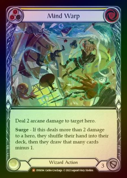 画像1: 【RF】[Wizard] Mind Warp [DYN194-M] Rainbow Foil (1)
