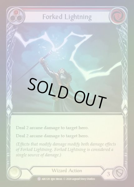 画像1: 【RF】[Wizard] Forked Lightning [UL-ARC120-S] Rainbow Foil (1)