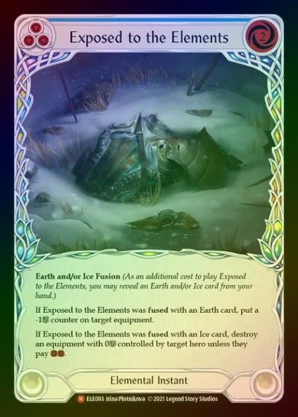 画像1: 【RF】[Elemental] Exposed to the Elements [1st-ELE093-M] Rainbow Foil (1)