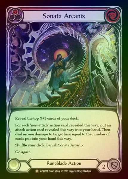 画像1: 【RF】[Runeblade] Sonata Arcanix [UL-MON231-M] Rainbow Foil (1)