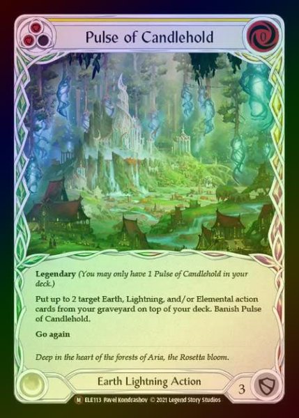 画像1: 【RF】[Dual Elemental] Pulse of Candlehold [UL-ELE113-M] Rainbow Foil (1)