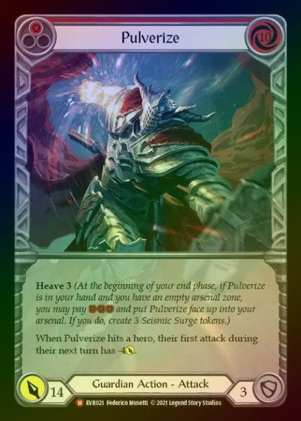 画像1: 【RF】[Guardian] Pulverize (Extended Art) [EVR021-M] Rainbow Foil (1)