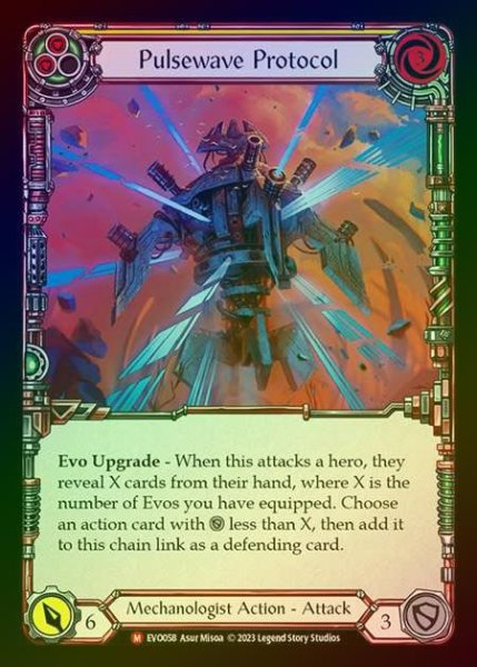 画像1: 【RF】[Mechanologist] Pulsewave Protocol [EVO058-M] Rainbow Foil (1)