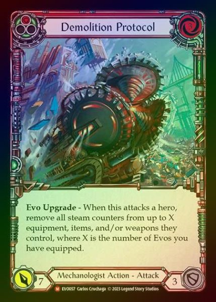 画像1: 【RF】[Mechanologist] Demolition Protocol [EVO057-M] Rainbow Foil (1)