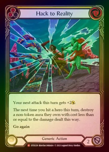 画像1: 【RF】[Generic] Hack to Reality [DTD229-M] Rainbow Foil (1)