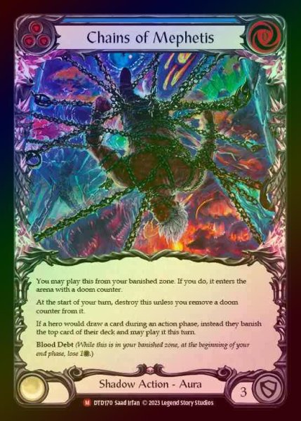 画像1: 【RF】[Shadow] Chains of Mephetis [DTD170-M] Rainbow Foil (1)