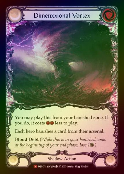 画像1: 【RF】[Shadow] Dimenxxional Vortex [DTD171-M] Rainbow Foil (1)