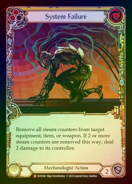画像1: 【RF】[Mechanologist] System Failure [EVO144-M] Rainbow Foil (1)