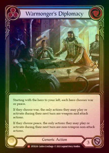 画像1: 【RF】[Generic] Warmonger's Diplomacy [DTD230-M] Rainbow Foil (1)