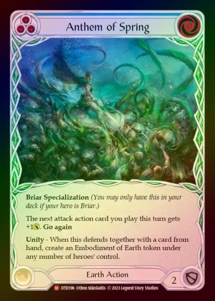 画像1: 【RF】[Earth] Anthem of Spring [DTD196-M] Rainbow Foil (1)