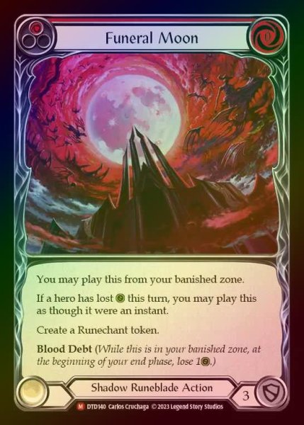画像1: 【RF】[Shadow Runeblade] Funeral Moon [DTD140-M] Rainbow Foil (1)