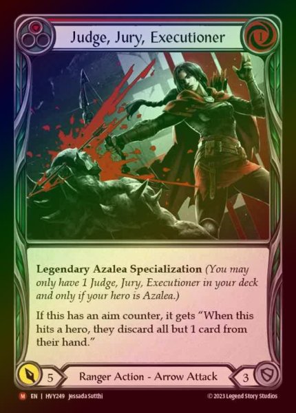 画像1: 【EN】【RF】[Ranger] 略式処刑/Judge, Jury, Executioner [HVY249-M] Rainbow Foil (1)