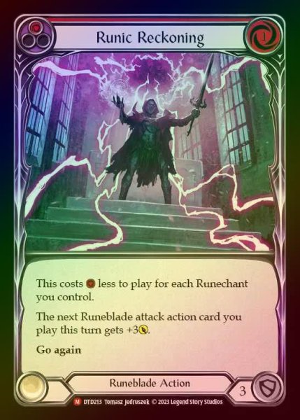 画像1: 【RF】[Runeblade] Runic Reckoning [DTD213-M] Rainbow Foil (1)