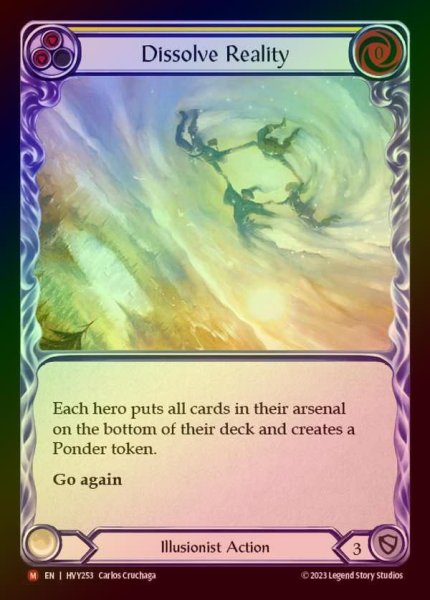 画像1: 【EN】【RF】[Illusionist] 現実の崩壊/Dissolve Reality [HVY253-M] Rainbow Foil (1)