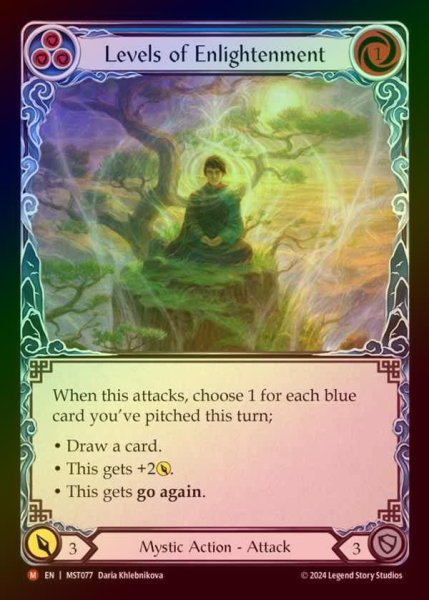 画像1: 【RF】【EN】 [Mystic] 悟りの段階/Levels of Enlightenment [MST077-M] (1)