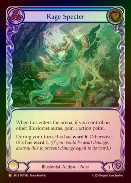画像1: 【RF】【EN】 [Illusionist] 激怒の亡霊/Rage Specter [MST132-M] (1)