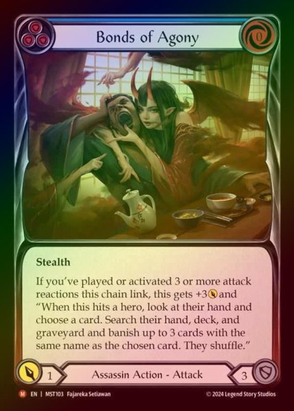 画像1: 【RF】【EN】 [Assassin] 苦悶の束縛/Bonds of Agony [MST103-M] (1)