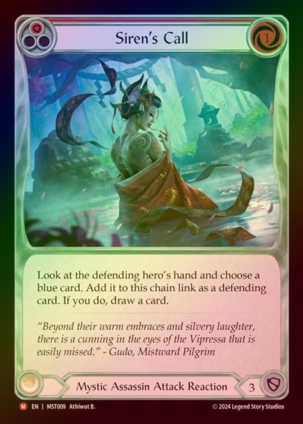 画像1: 【RF】【EN】 [Mystic Assassin] セイレーンの呼び声/Siren's Call [MST009-M] (1)