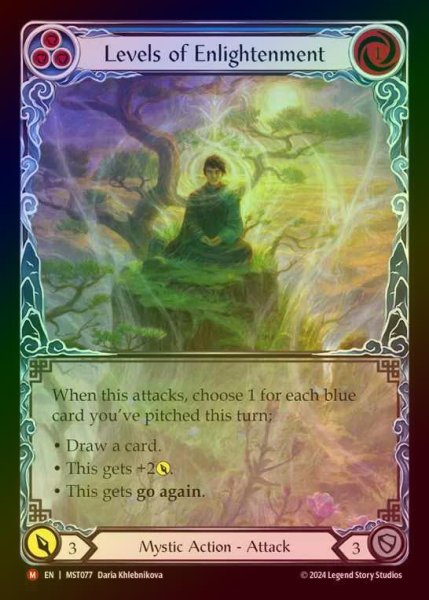 画像1: 【RF】【EN】 [Mystic] 悟りの段階/Levels of Enlightenment (Extended Art) [MST077-M] (1)