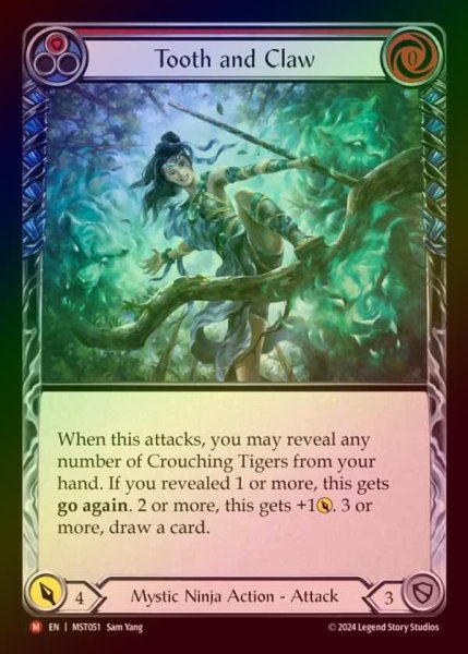 画像1: 【RF】【EN】 [Mystic Ninja] 歯と爪/Tooth and Claw [MST051-M] (1)