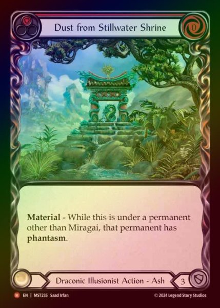 画像1: 【RF】【EN】 [Draconic Illusionist] 静水の聖堂の塵/Dust from Stillwater Shrine [MST235-M] (1)