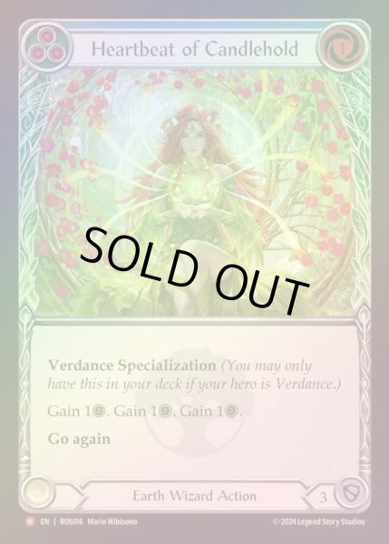 画像1: 【RF】【EN】[Earth Wizard] キャンドルホールドの鼓動/Heartbeat of Candlehold [ROS016-M] (1)