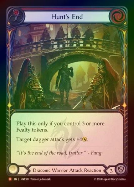 画像1: 【RF】【EN】[Draconic Warrior] 狩りの終焉/Hunt's End [HNT101-M] (1)