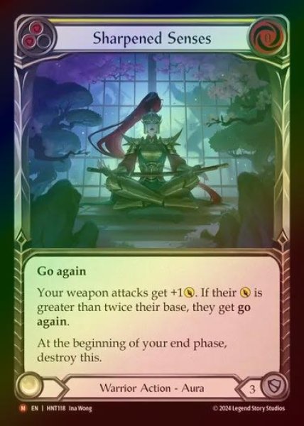画像1: 【RF】【EN】[Warrior] 研ぎ澄まし/Sharpened Senses [HNT118-M] (1)
