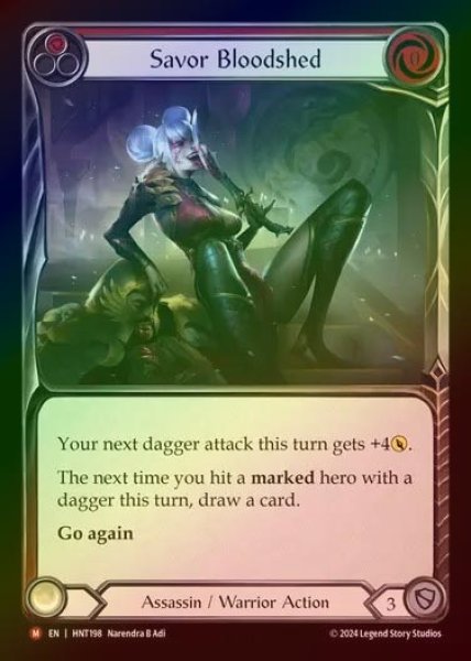 画像1: 【RF】【EN】[Assassin Warrior] 流血への陶酔/Savor Bloodshed [HNT198-M] (1)