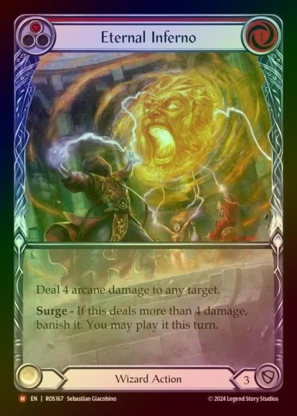 画像1: 【RF】【EN】[Wizard] 永劫の業火/Eternal Inferno (Extended Art) [ROS167-M] (1)