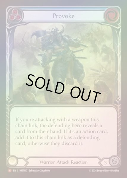 画像1: 【RF】【EN】[Warrior] 挑発/Provoke [HNT117-M] (1)