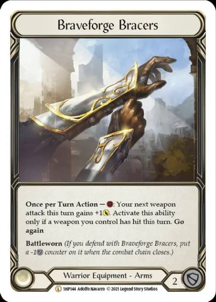 画像1: [Warrior] Braveforge Bracers [1HP144-L] (1)