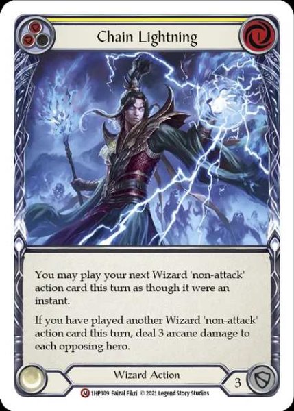 画像1: [Wizard] Chain Lightning [1HP309-M] (1)