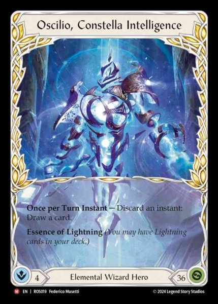 画像1: 【EN】[Elemental Wizard] 星々の知性、オシリオ/Oscillio, Constella Intelligence [ROS019-M] (1)