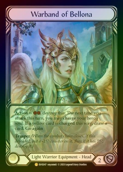 画像1: 【CF】[Light Warrior] Warband of Bellona (Extended Art) [EVO247-L] Cold Foil (1)