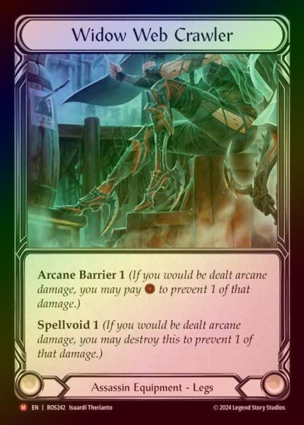 画像1: 【CF】【EN】[Assassin] ウィドウの巣徘徊/Widow Web Crawler [ROS242-M] (1)