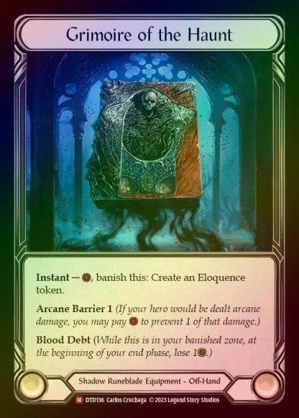 画像1: 【CF】[Shadow Runeblade] Grimoire of the Haunt [DTD136-M] Cold Foil (1)