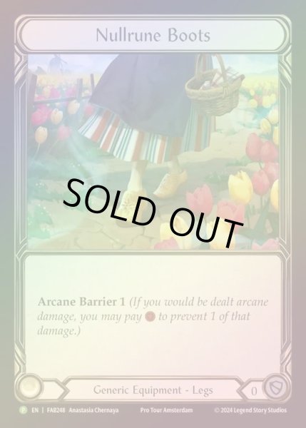 画像1: 【RF】[Generic] Nullrune Boots [FAB248] (Promo) Rainbow Foil (1)