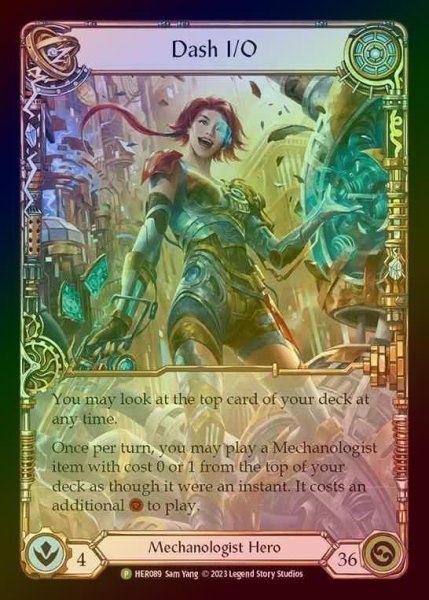 画像1: 【CF】[Mechanologist] Dash I/O [HER089] (Promo) Cold Foil (1)