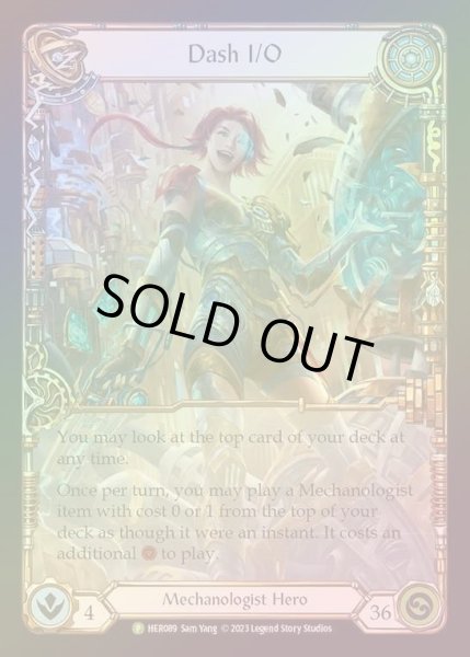 画像1: 【CF】[Mechanologist] Dash I/O [HER089] (Promo) Cold Foil (1)