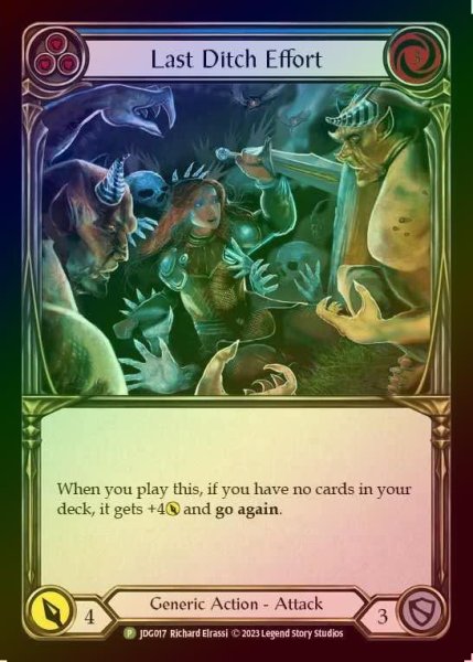 画像1: 【CF】[Generic] Last Ditch Effort [JDG017] (Promo) Cold Foil (1)