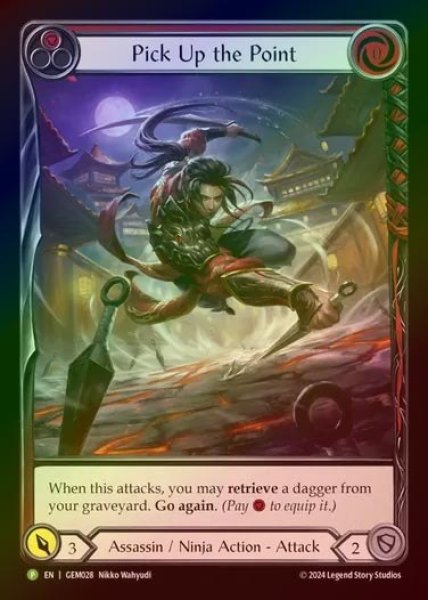 画像1: 【RF】【EN】[Assassin Ninja] 刃先の回収/Pick Up the Point (red) [GEM028-P] (1)